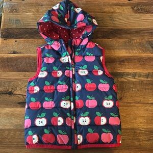 GYMBOREE Candy Apple Vest Size 6